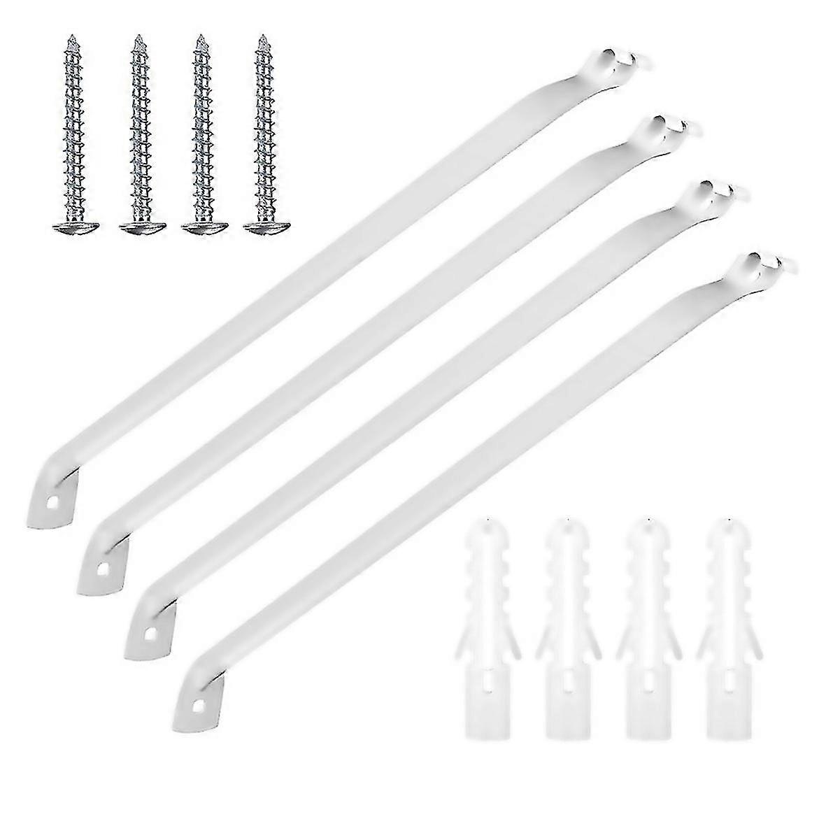 For 4pcs closet shelf brackets support brackets for wire shelving