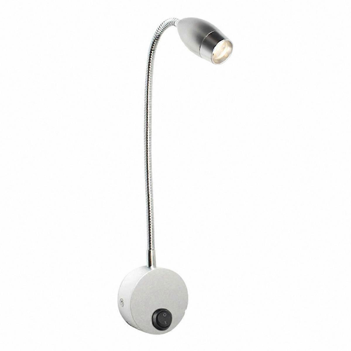 Warm Light LED Reading Lamp with Touch Control for Bedside Use Flexible Gooseneck Design Wall Mounted Spotlight with AU Plug