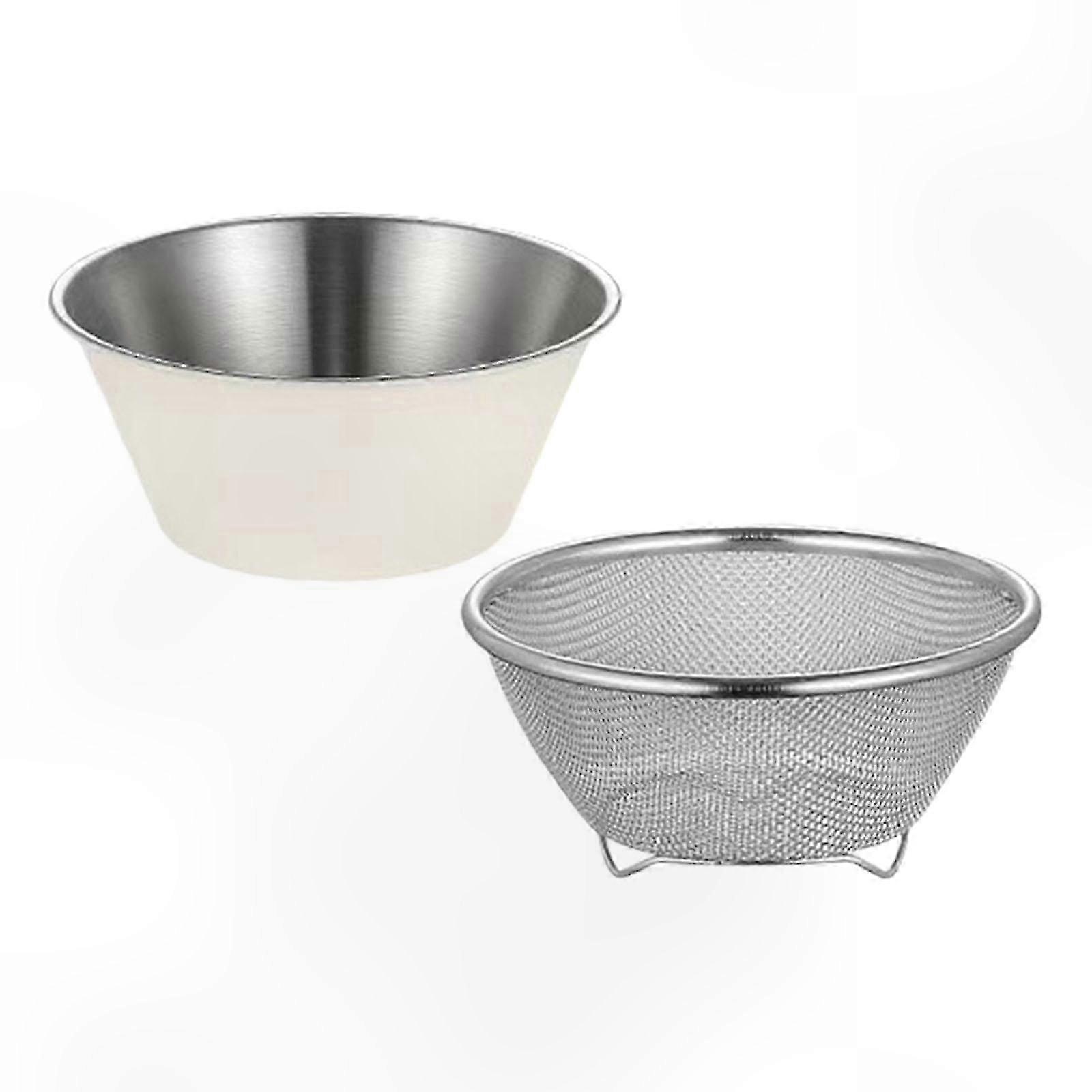 Large Capacity Handheld Storage Bowl Set for Drying Rice, Grapes, Quinoa, and More