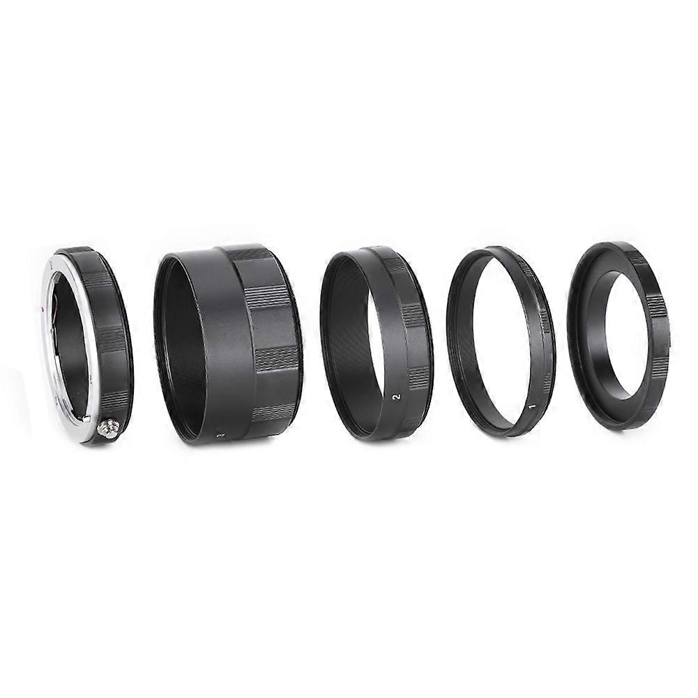 Metal Black Macro Extension Tube Adapter Ring for Sony E Mount