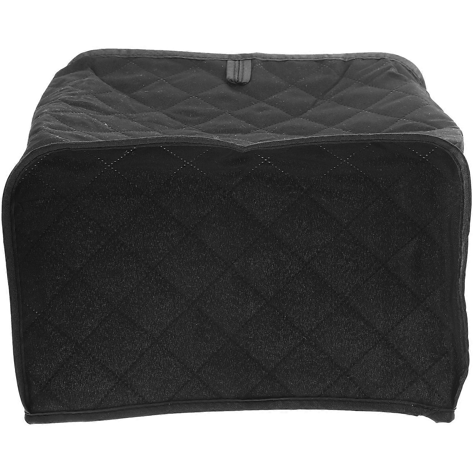 Toaster Cover for Bread Maker Black Polyester Protect from Scratches 1Pack