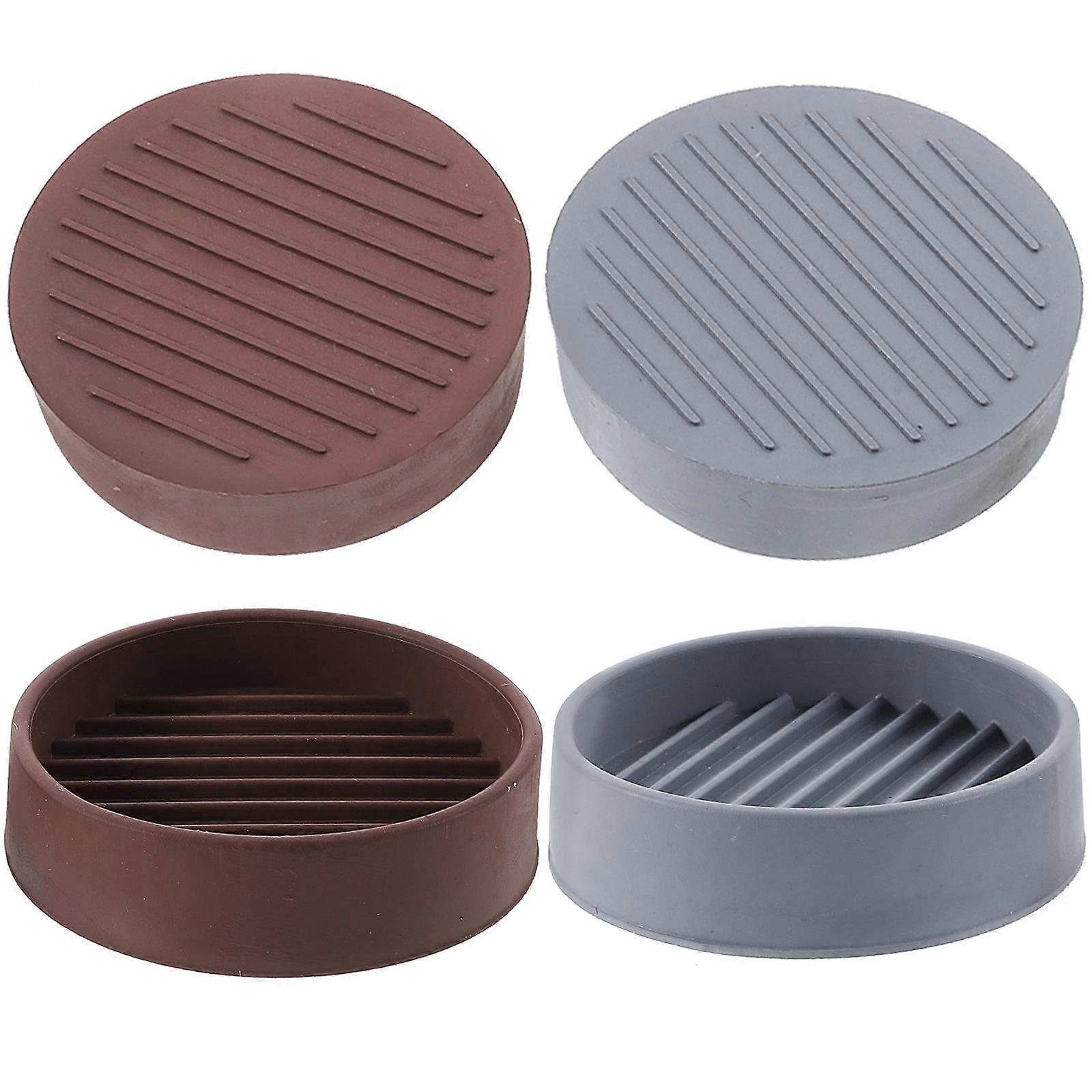 Furniture Coasters Professional Furniture Cups for Table Legs Rubber Assorted Color Scratch-Resistant 4Pcs