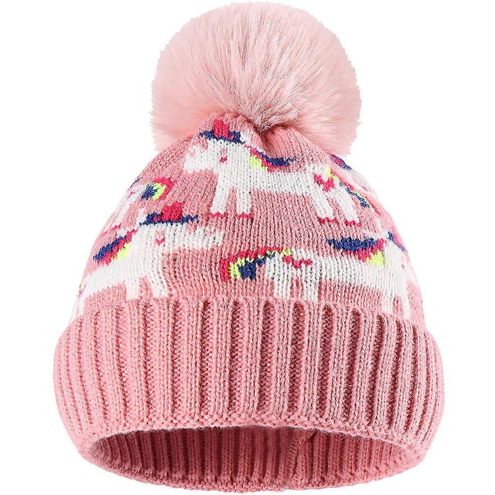 It sounds like you're describing a **product listing** for a **cartoon unicorn knit hat**. If you're looking to improve the product title or