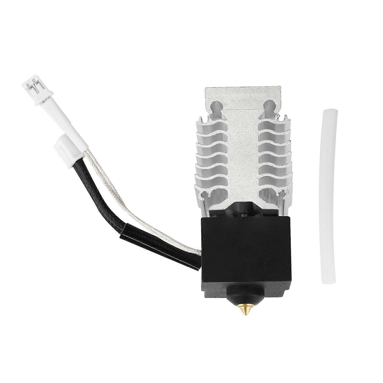 Print Head Kit for Ender-3V3 SE 3D Printer 0.4mm Brass Nozzle Aluminum Alloy Heat Block Feeding No Clogging 3D Printing Machine Accessory