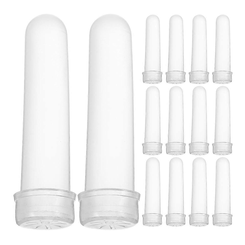20pcs Clear Plastic Flower Water Tubes with Caps – High Water Retention Floral Vials for Rose Display and Flower Arrangements, Easy Stem Insertion
