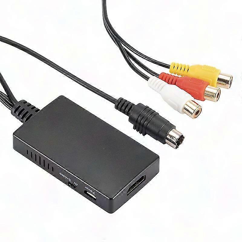 S-Video to HDMI Converter, AV to HDMI Adapter, RCA to HDMI 1080p Support