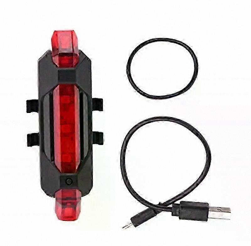 פנס אחורי לאופניים LED עמיד למים פנס בטיחות אחורי לרכיבת לילה אביזר לרכיבה על אופניים בחוץ