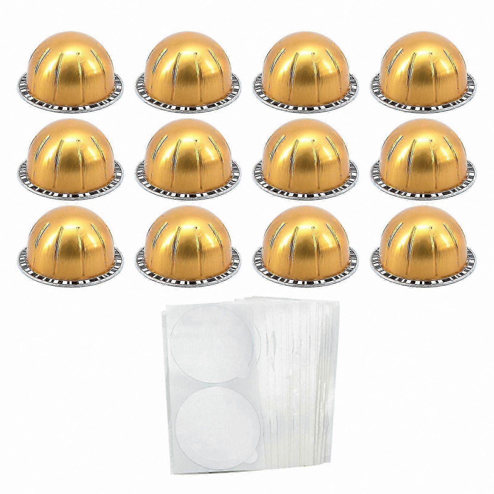 DIY Reusable Coffee Capsule Cups, Set of 1, Compatible with Nespresso Vertuo, 80ML/40ML/150ML/230ML Sizes