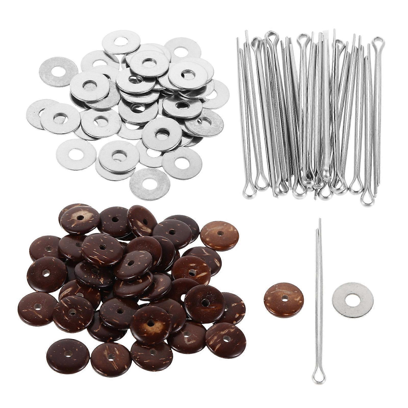 Flexible DIY Doll Craft Supplies Set – Durable Coconut Shell Connectors for Bear Making, Posable Figures & Creative Projects (20 pcs)