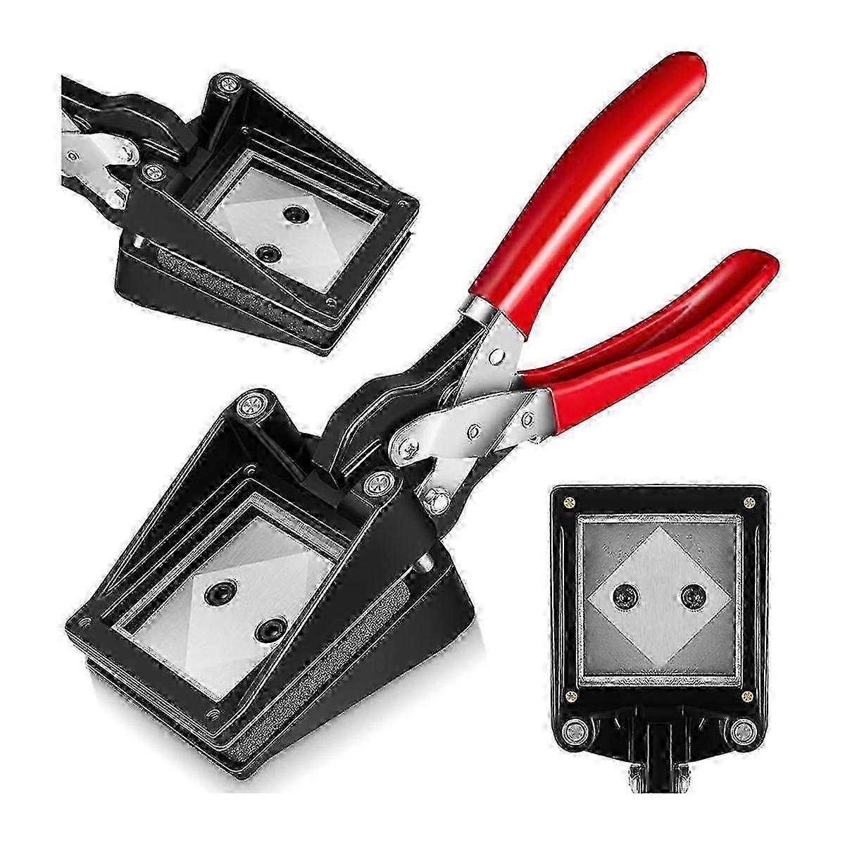 Découpeuse de photo d’identité portable, machine de découpe de photo d’identité avec perforatrice pour une utilisation au bureau