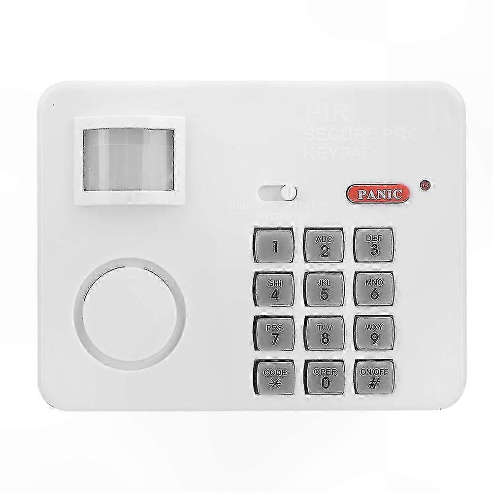 Infrared Motion Sensor Alarm with Wireless Keypad and Remote for Home Security Systems