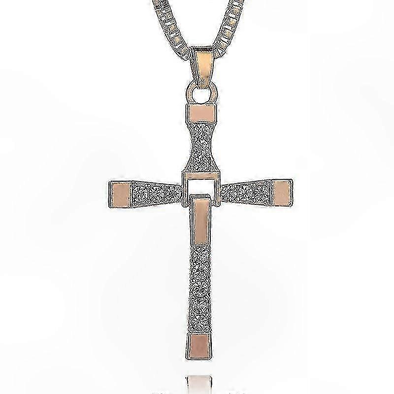 Dominic Toretto Ispirato Collana con ciondolo a croce per i fan