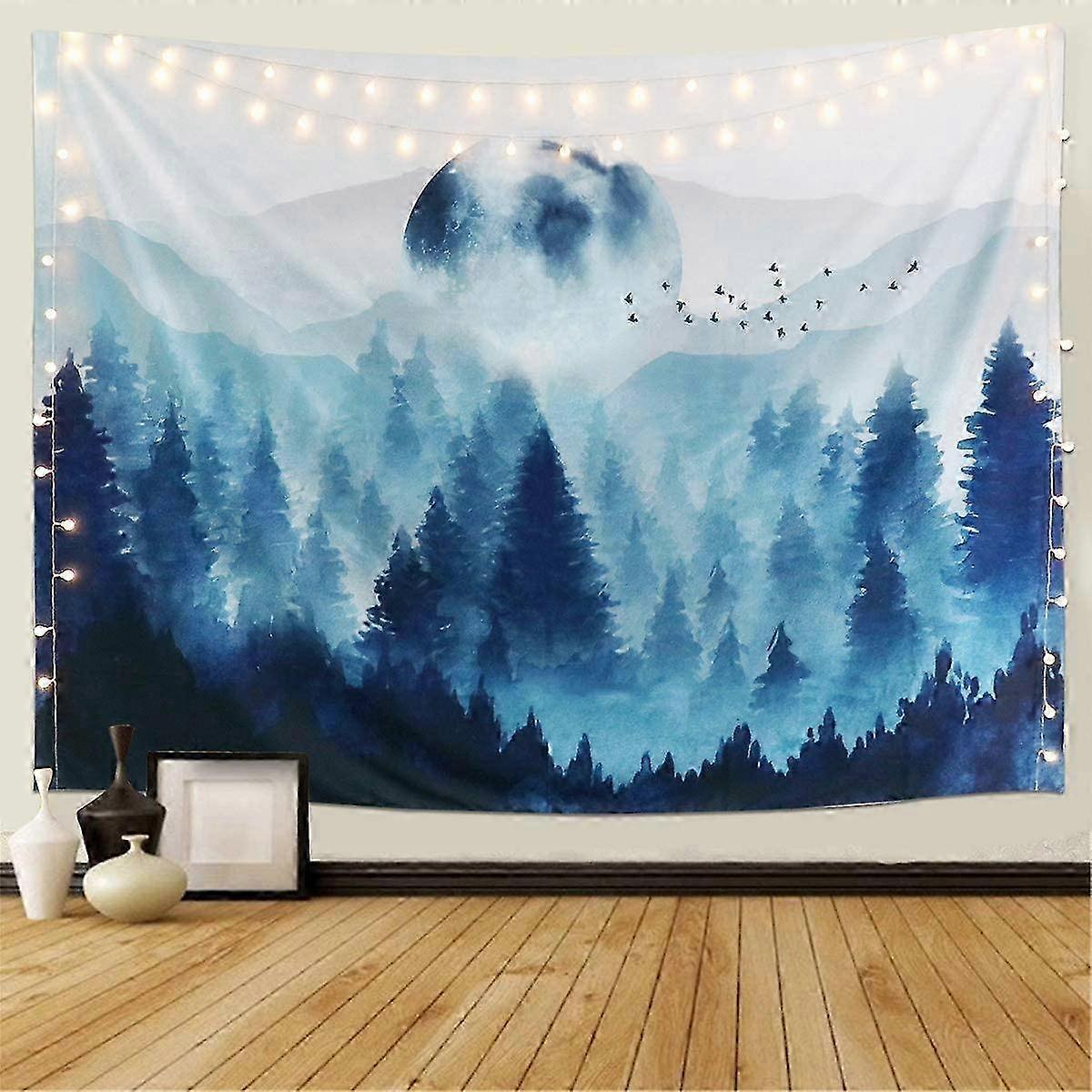 Misty Forest Wall Tapestry