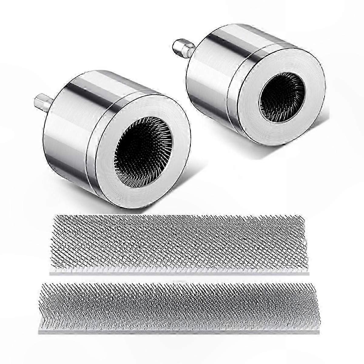 2-Pack Copper Pipe Cleaning Kit with Replaceable Brushes for Drill-Compatible Tube Maintenance