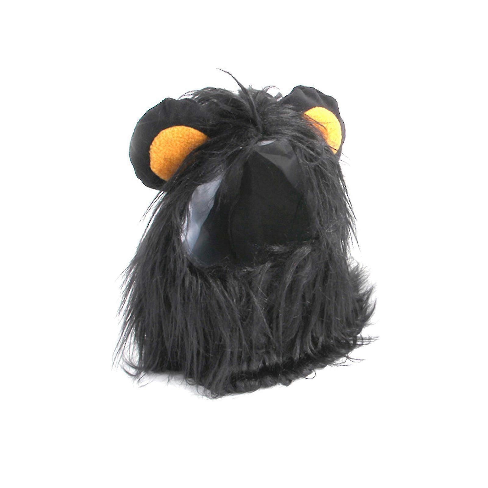 adjustable pet wig for cats lion mane