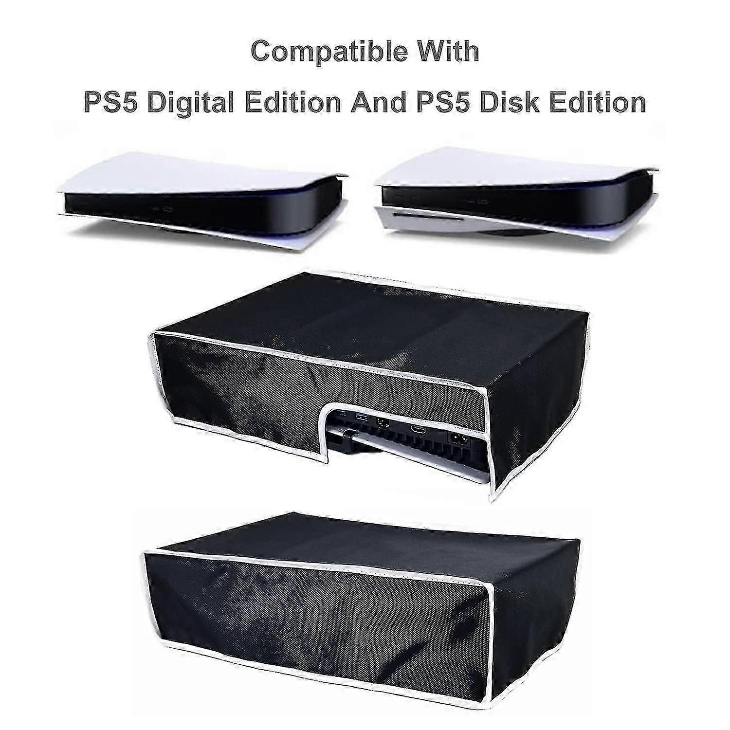 Dust Cover For Ps5, Oxford Fabric Anti Scratch Waterproof Cover For Ps 5 Console Digital & Disc Edition - KM
