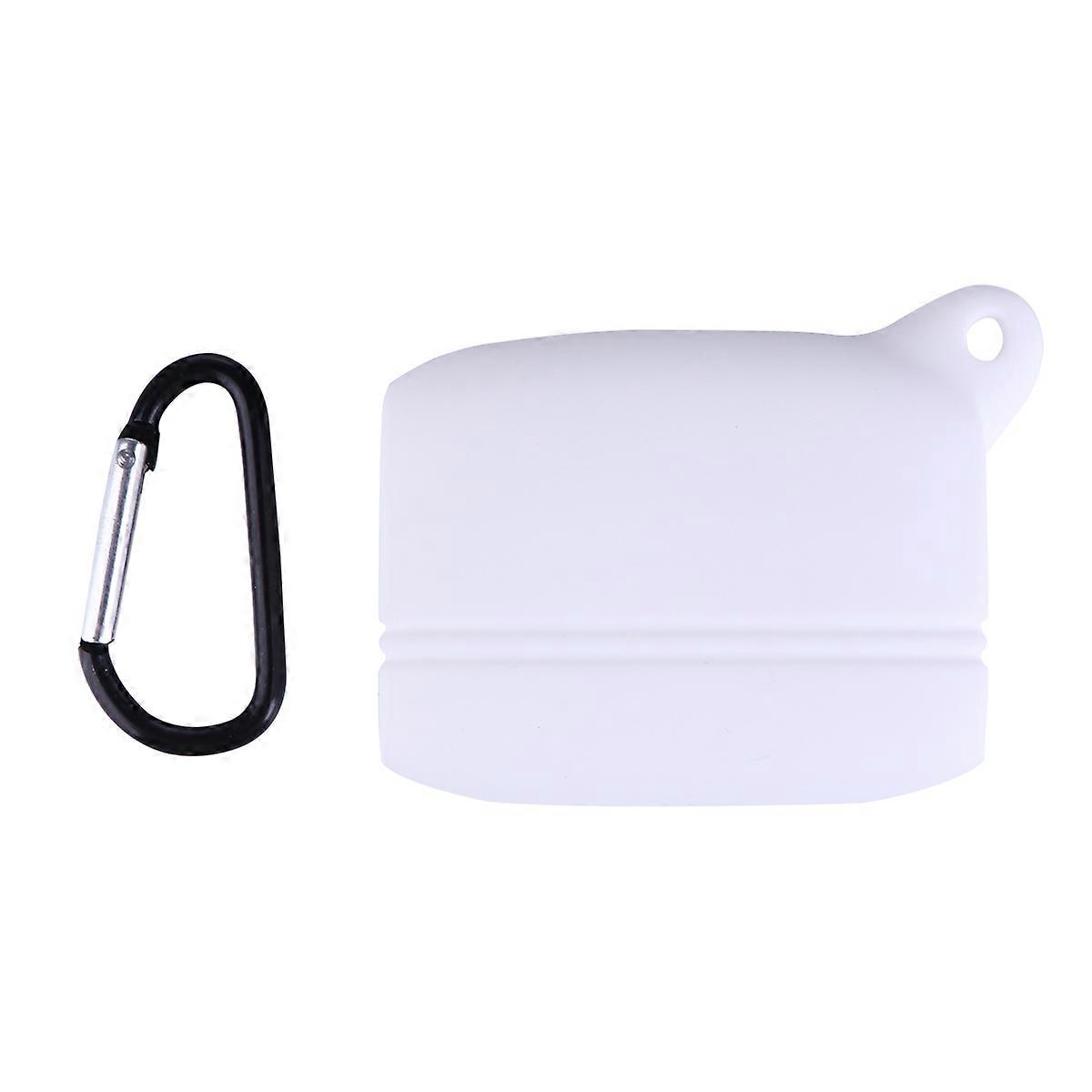 Wireless Earphone Silicone Protective Case White Durable Fashionable and Lightweight for Easy Carry