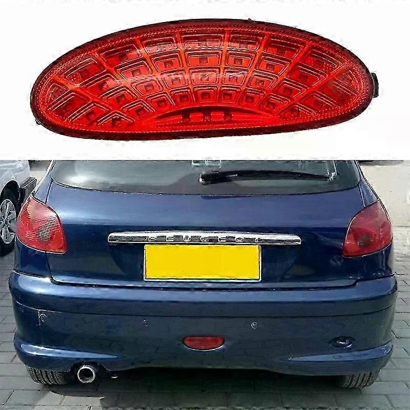 LED Tail Light Assembly Rear Stop Light Supplementary Stop Light Third Brake Lamp Fit For  Peugeot 206 206CC All Models