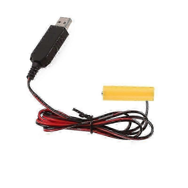 USB 5V to 1.5V AA Battery Eliminators Replace 1x 1.5V AA for Electric Toy