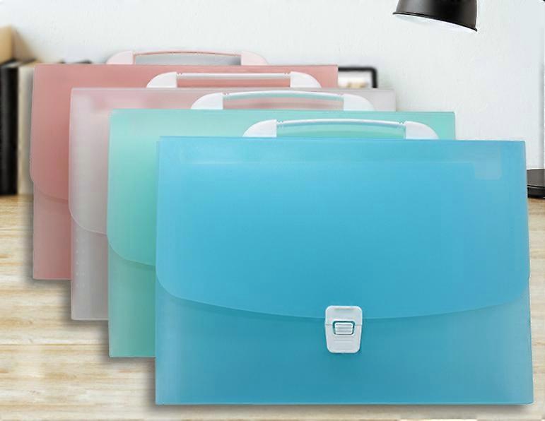 2pcs Accordion File Organizer: 13 Pockets File Folder With Handle Snap Closure - A4 Size Document Organizer For Office And Classroom