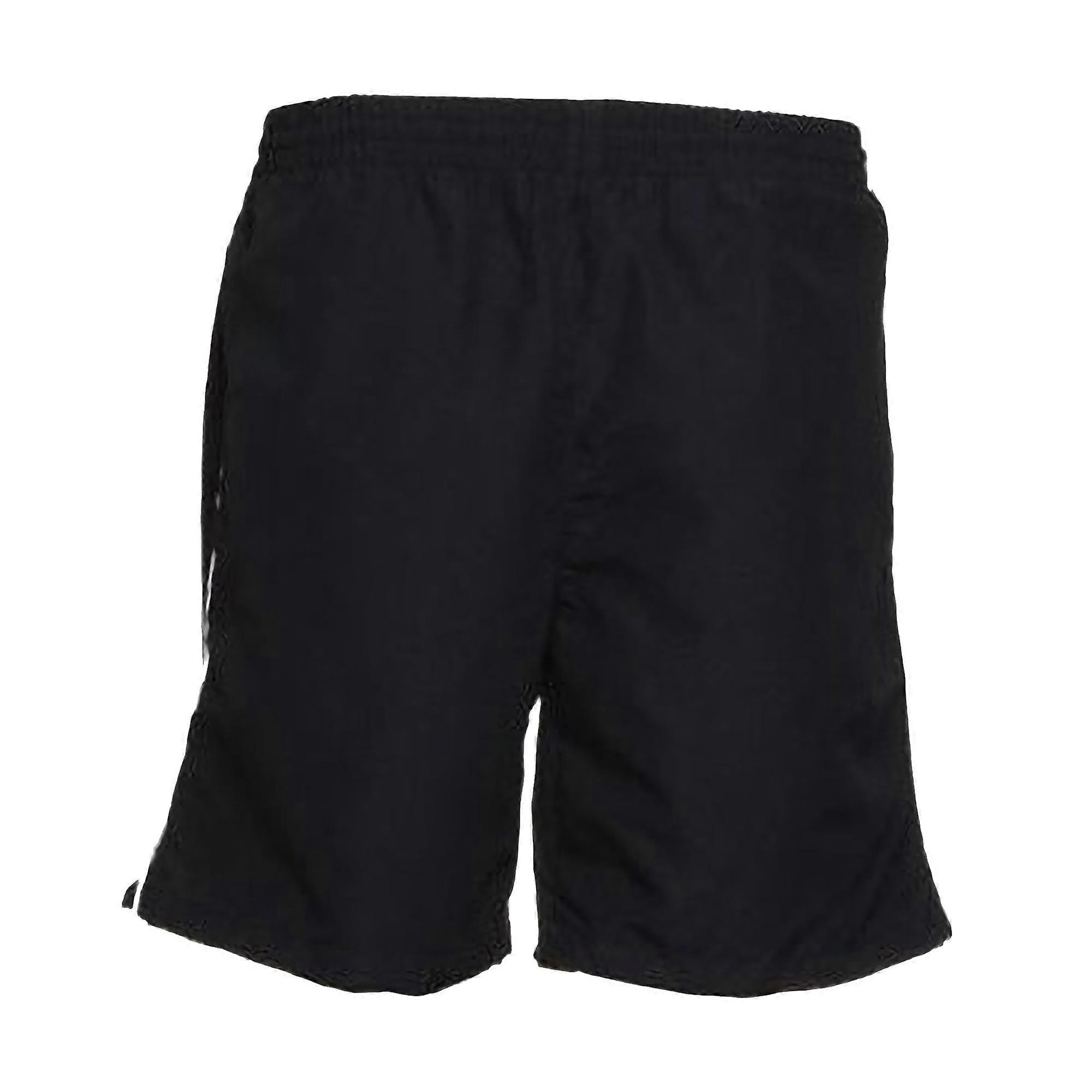 GameGear piste de Sports Shorts / Mens Sportswear Noir/blanc L