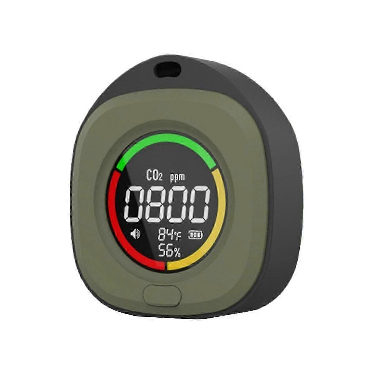 K5C Mini Carbon Dioxide Detector CO Tester LED Screen USB Typc-C A