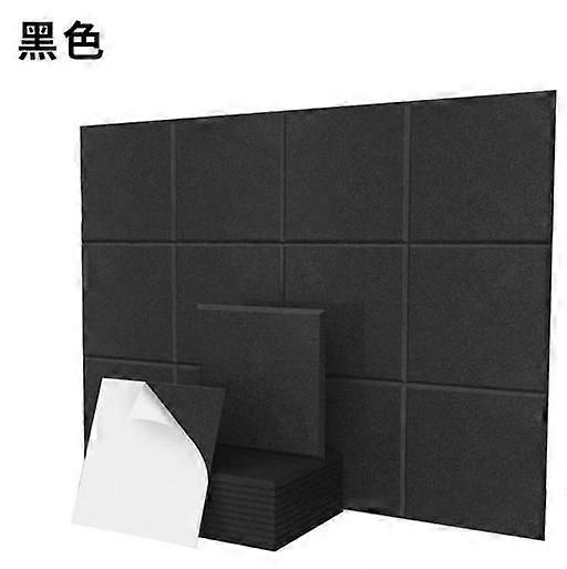 72pcs Self Adhesive Acoustic Panels High Density Polyester Soundproof Wall Tiles for Noise Reduction Office Studio Sound Absorbing Boards