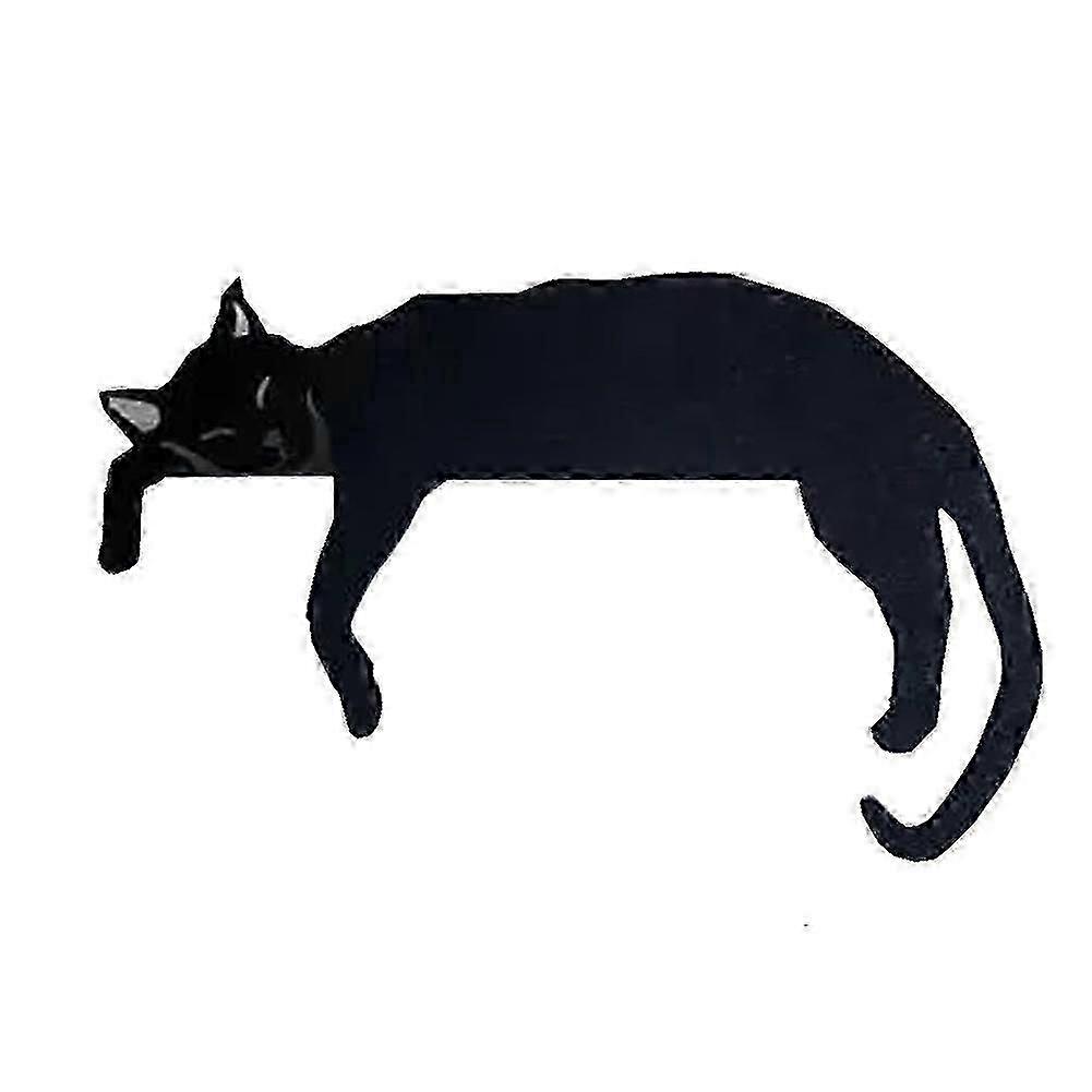 金属製のかわいい猫のドアフレーム猫のドアフレームコーナーの装飾家の家具のドアの装飾サインD
