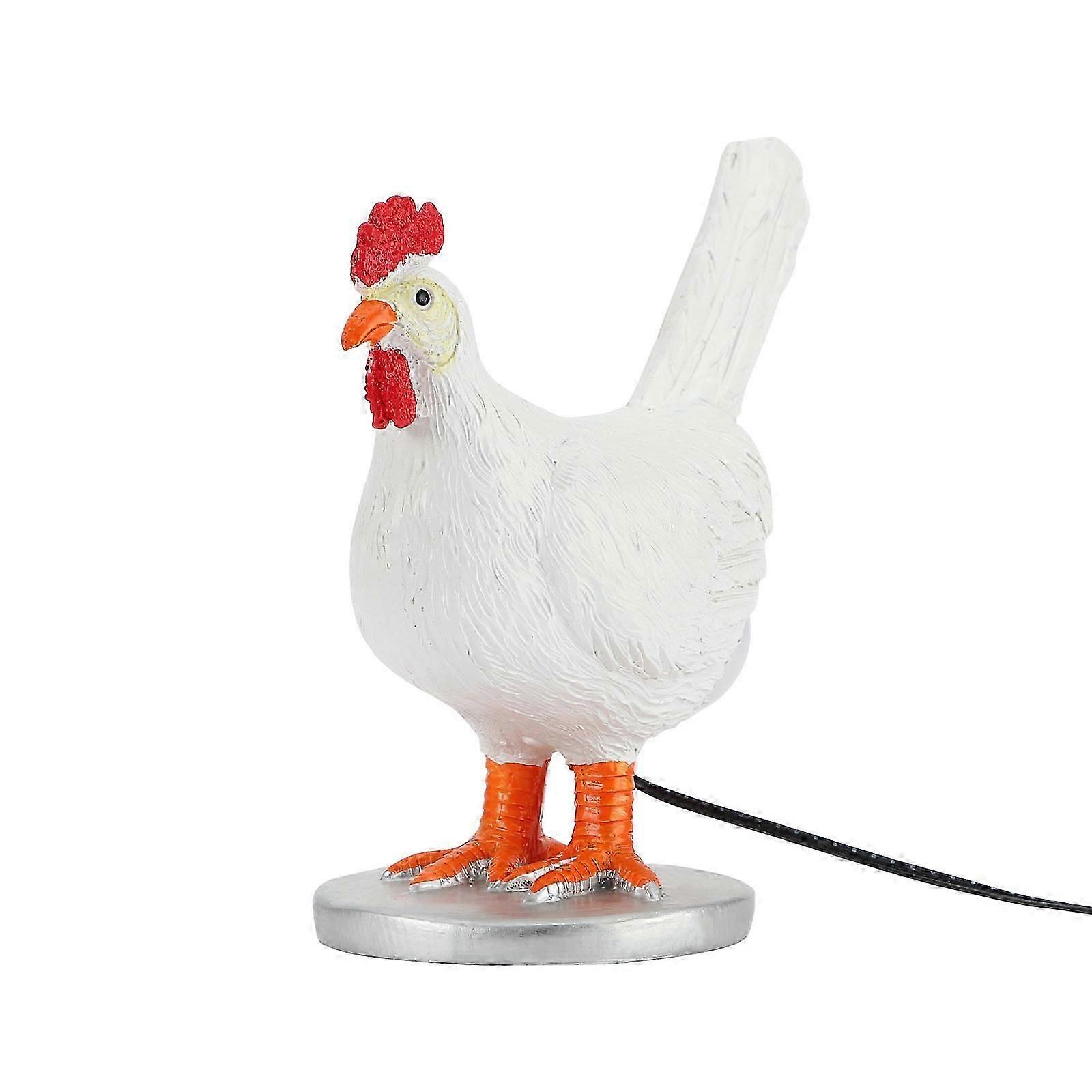 Funny Chicken Laying Egg Night Light Lamp Resin LED Hen Egg Lamp Chicken Toy Decoration Gift