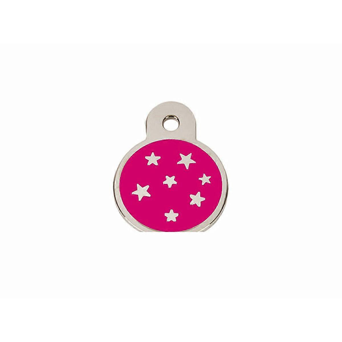 Identification plate Imarc PetScribe Passion Pink Silver