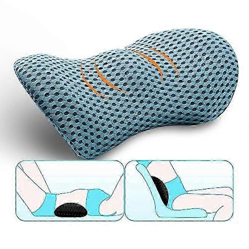 Lumbar Support Pillow for Office Chair and Car Seat, Memory Foam Lower Back Pillow, Neo Cushion for Low Back Pain Relief 2025