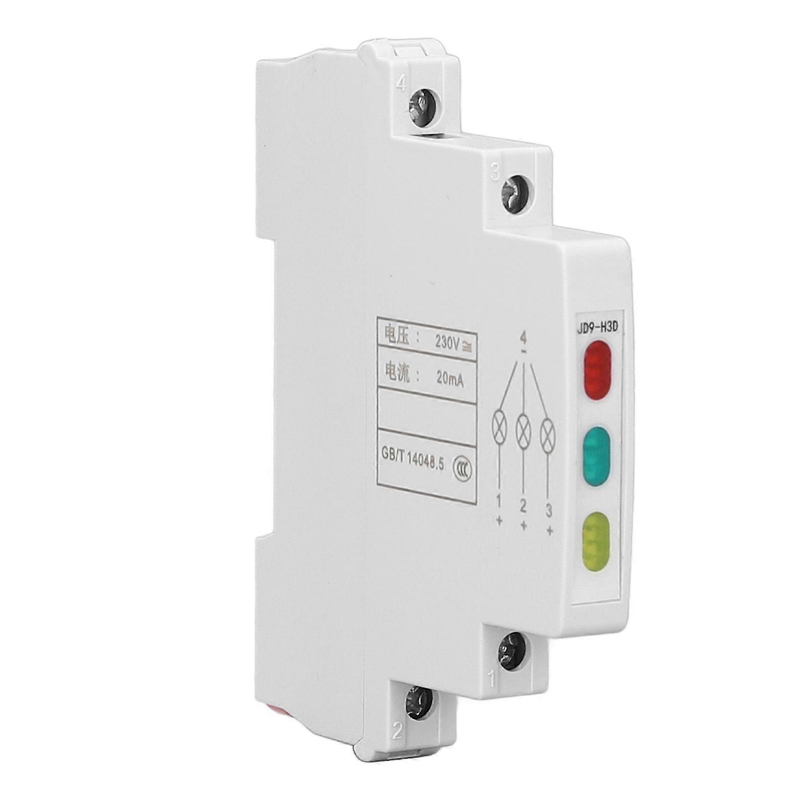 LED Rail Indicator DIN Rail Mount Miniature Indicator Light for CNC Lathes Workshops AC DC 230V