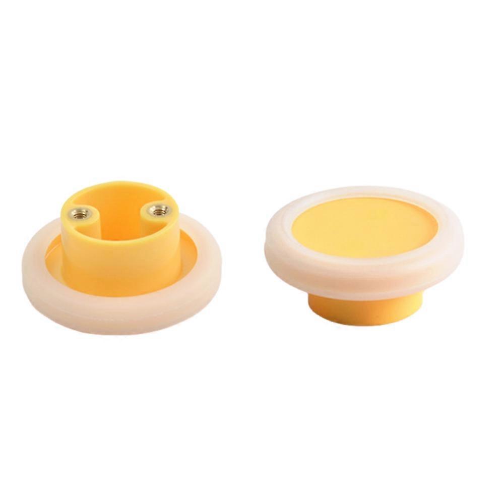 2-piece set of round drawer knobs in a modern, minimalist design – silicone furniture handles for children's rooms, 7 colors to choose from