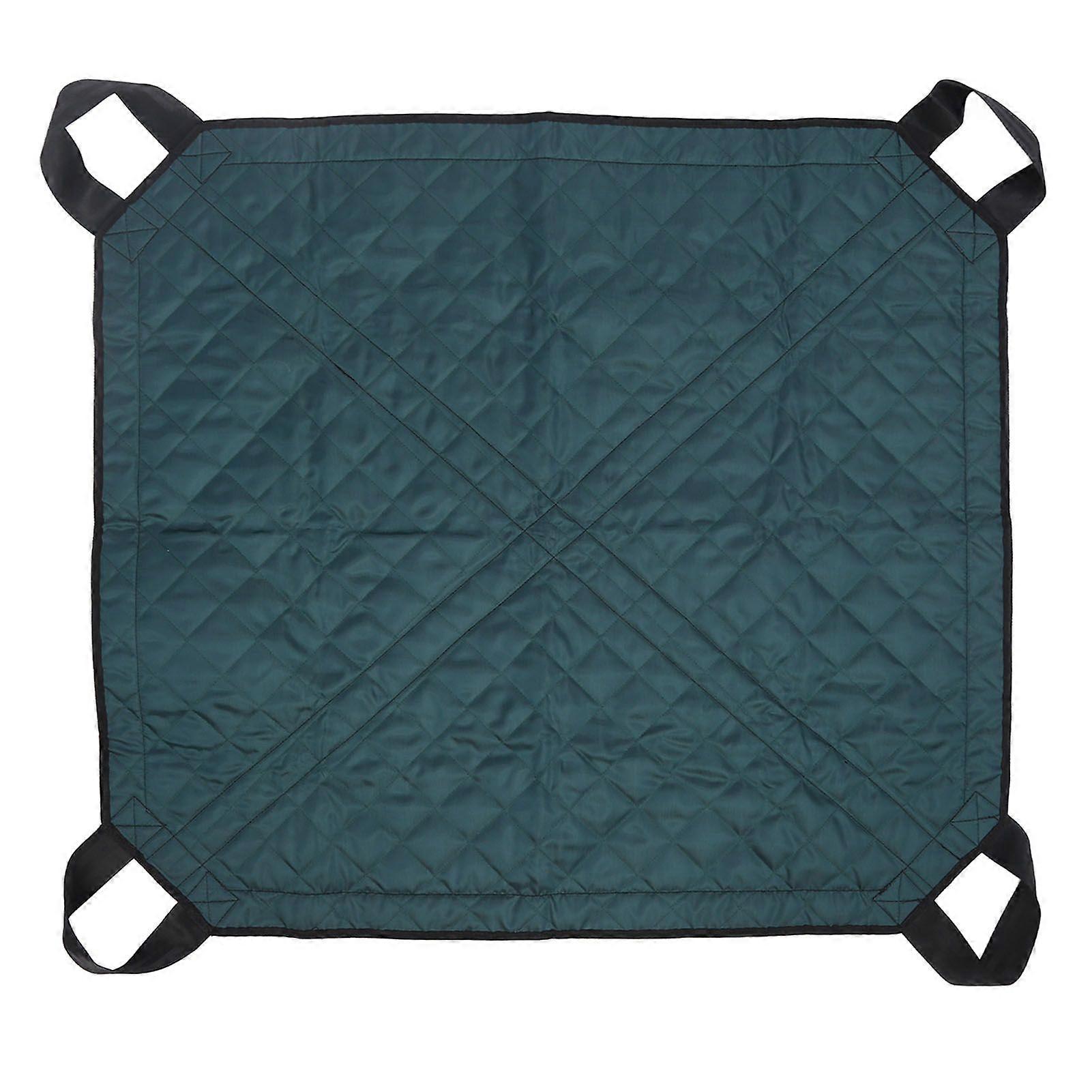 Transfer Positioning Bed Pad with 4 Handles Nylon Waterproof Washable Patient Transfer Glide Sheet for Hospital