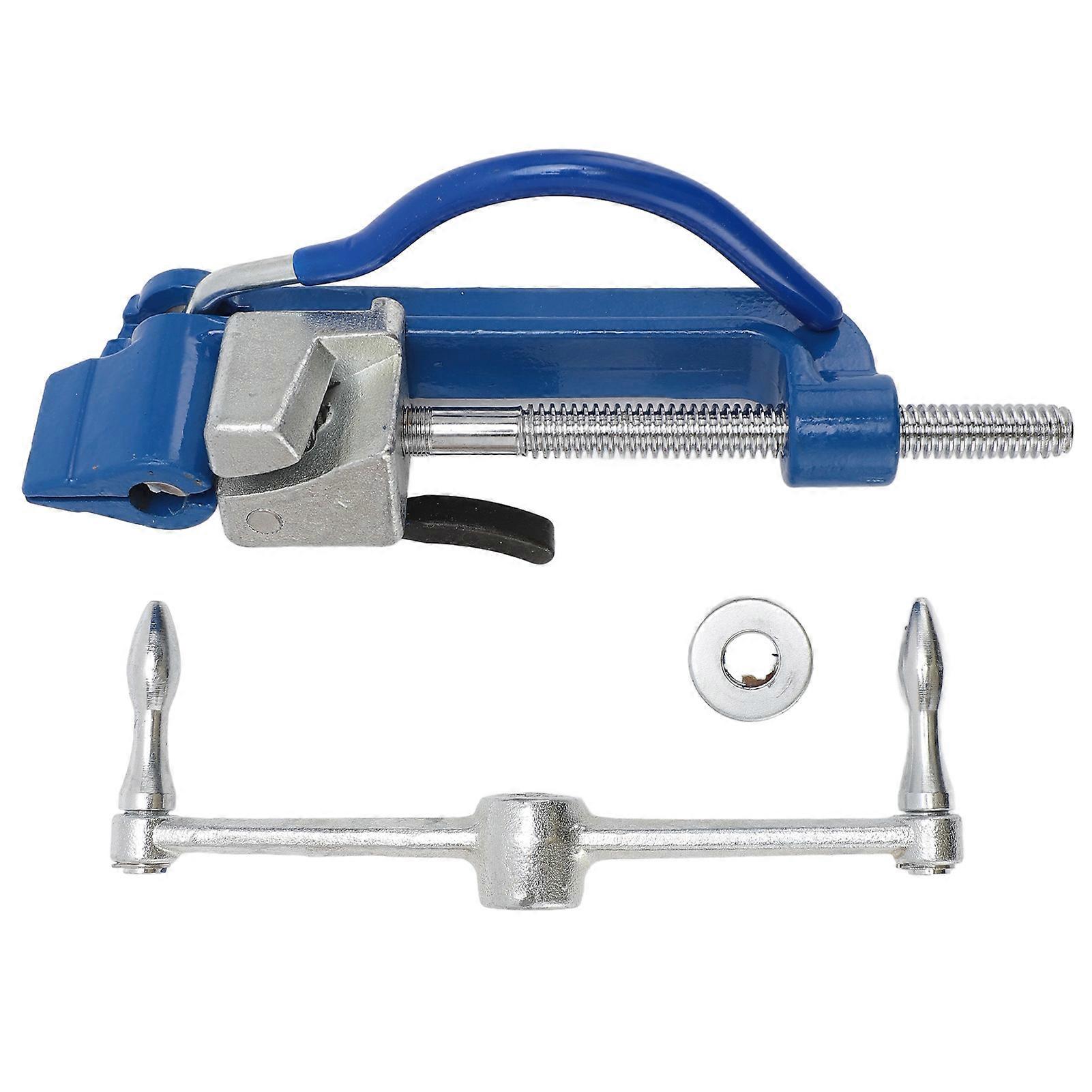 Kit de cerclage de sangles en acier autobloquant, outil de cerclage robuste en acier pour l'industrie navale