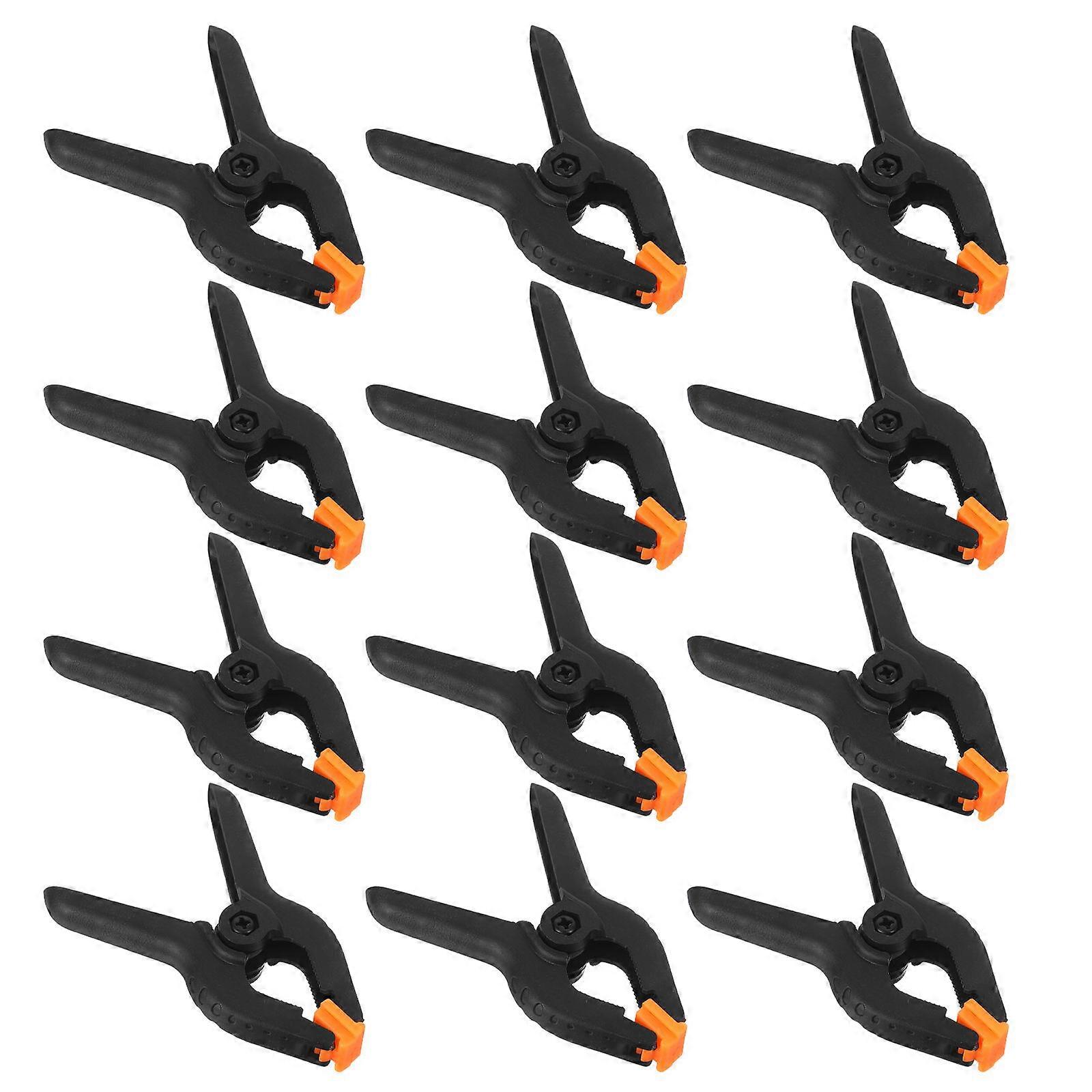 Spring Clamp Plastic Adjustable for Pool Cover 12Pcs Reusable Portable Clamps