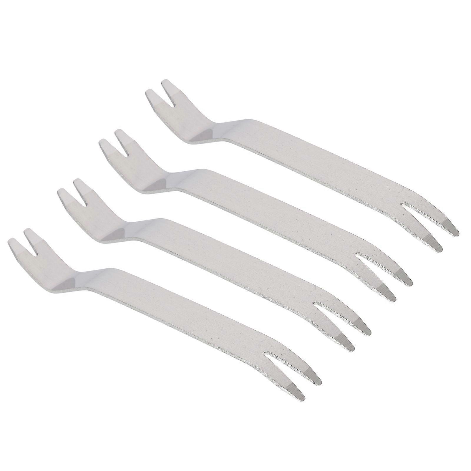 Nail Extractor 4Pcs Silver Stainless Steel Hand Tool for Household and Industrial