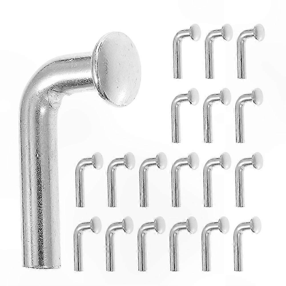50 Pack J Bolt Safety Pins, 8mm Universal Pallet Rack Drop Pins, Heavy Duty Racking Pins for Pallet Storage Solutions