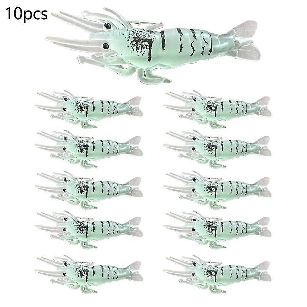 Luminous Lure Lure Lure 4Cm Small Shrimp With Hook Soft Bait Simulation