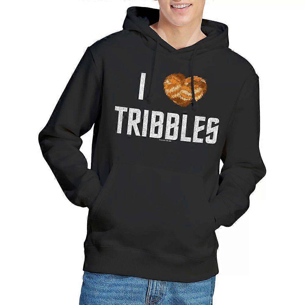 Moletom com Capuz Star Trek I Heart Tribbles S-3XL, Estilo Preto 1958