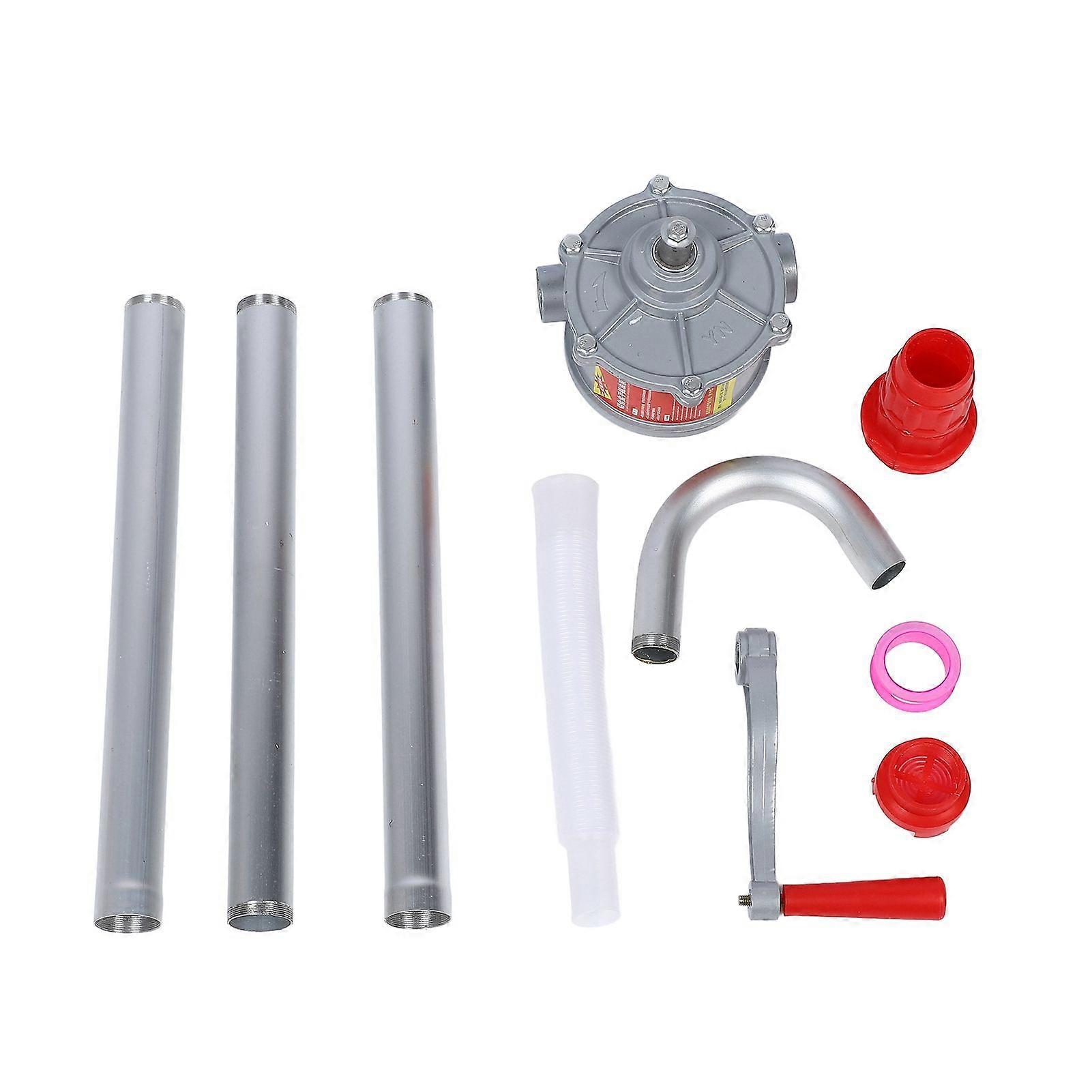 Manual Rotary Oil Barrel Pump for Auto Industrial Farm Non Corrosive Medium Viscosity Brake Fluid
