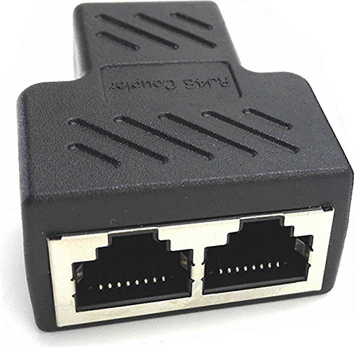 Upgrade Your Connectivity: RJ45 Splitter Adapter, Dual Female Port For Seamless Network Expansion, Compact Design Perfect For Office And Home 2025
