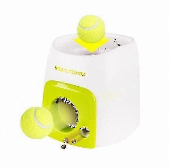 Interactive Dog Ball Launcher for Small and Medium Dogs with Tennis Ball Thrower Functionality