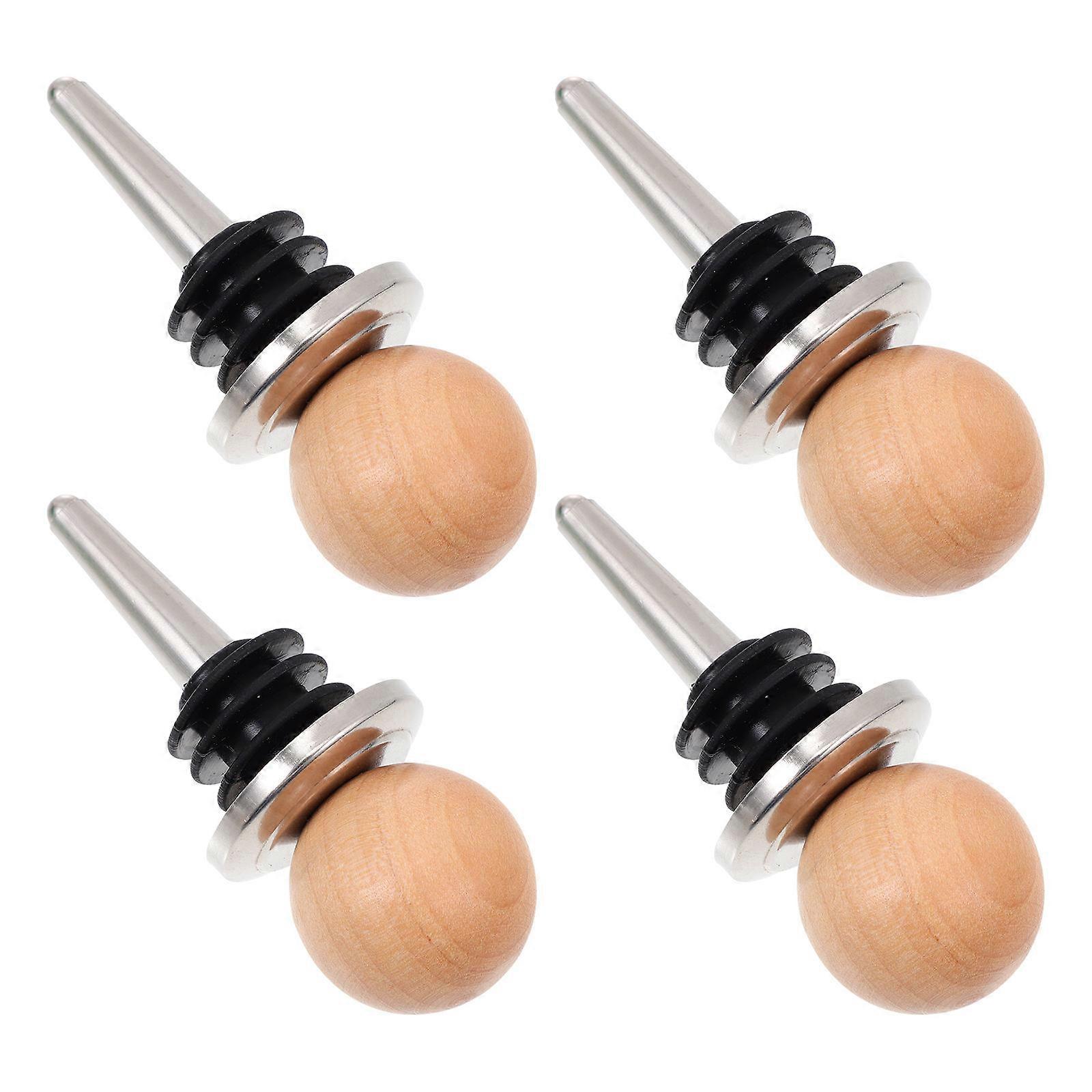 Red Stainless Steel Oil 4Pcs Set