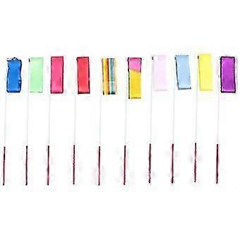 10pcs Gymnastics Ribbons Dance Ribbons Performance Prop Ribbons (Assorted Color)