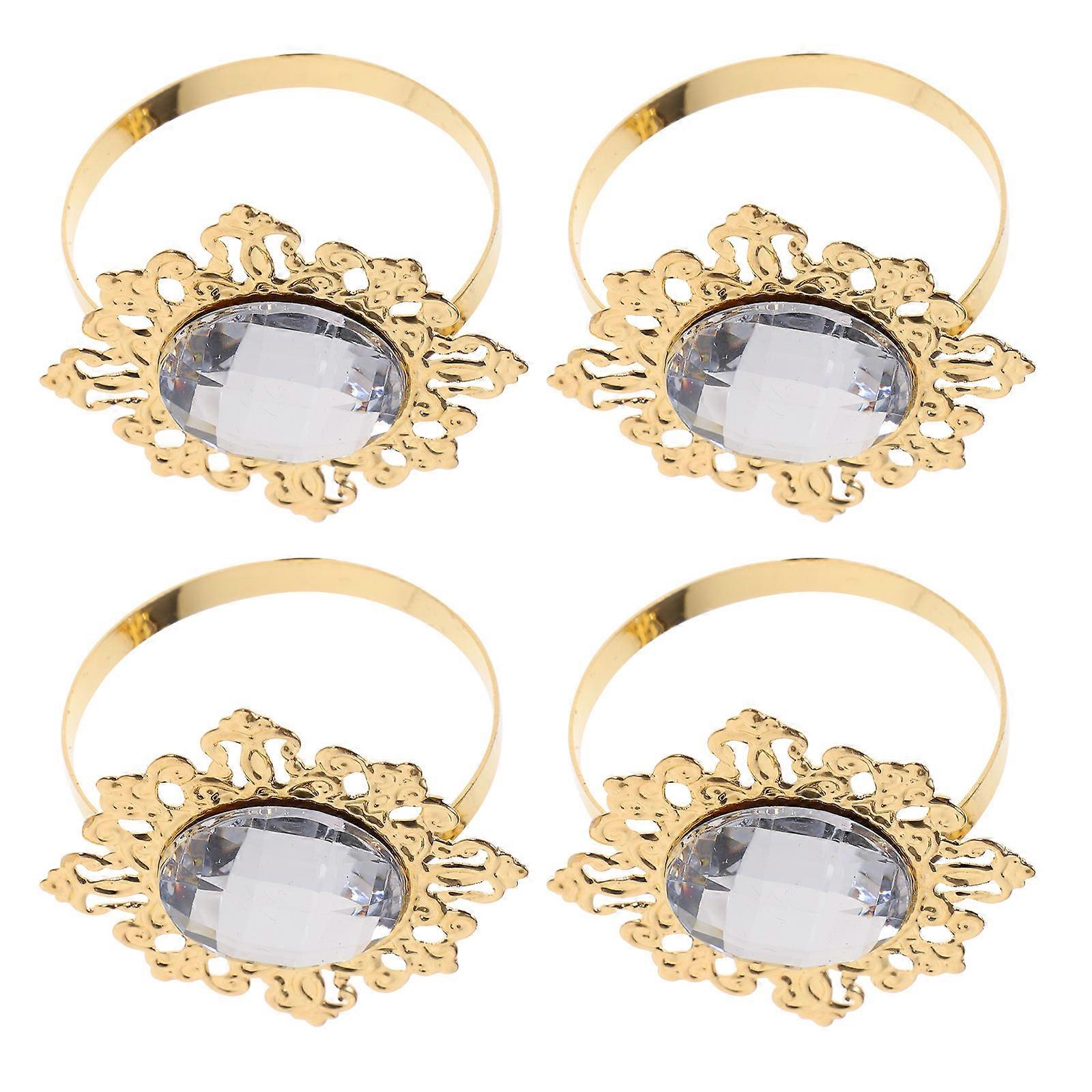 Timeless Sophistication Napkin Holders For Tableware Use In Wedding And Corporate Events With Iron And Acrylic 6Pcs