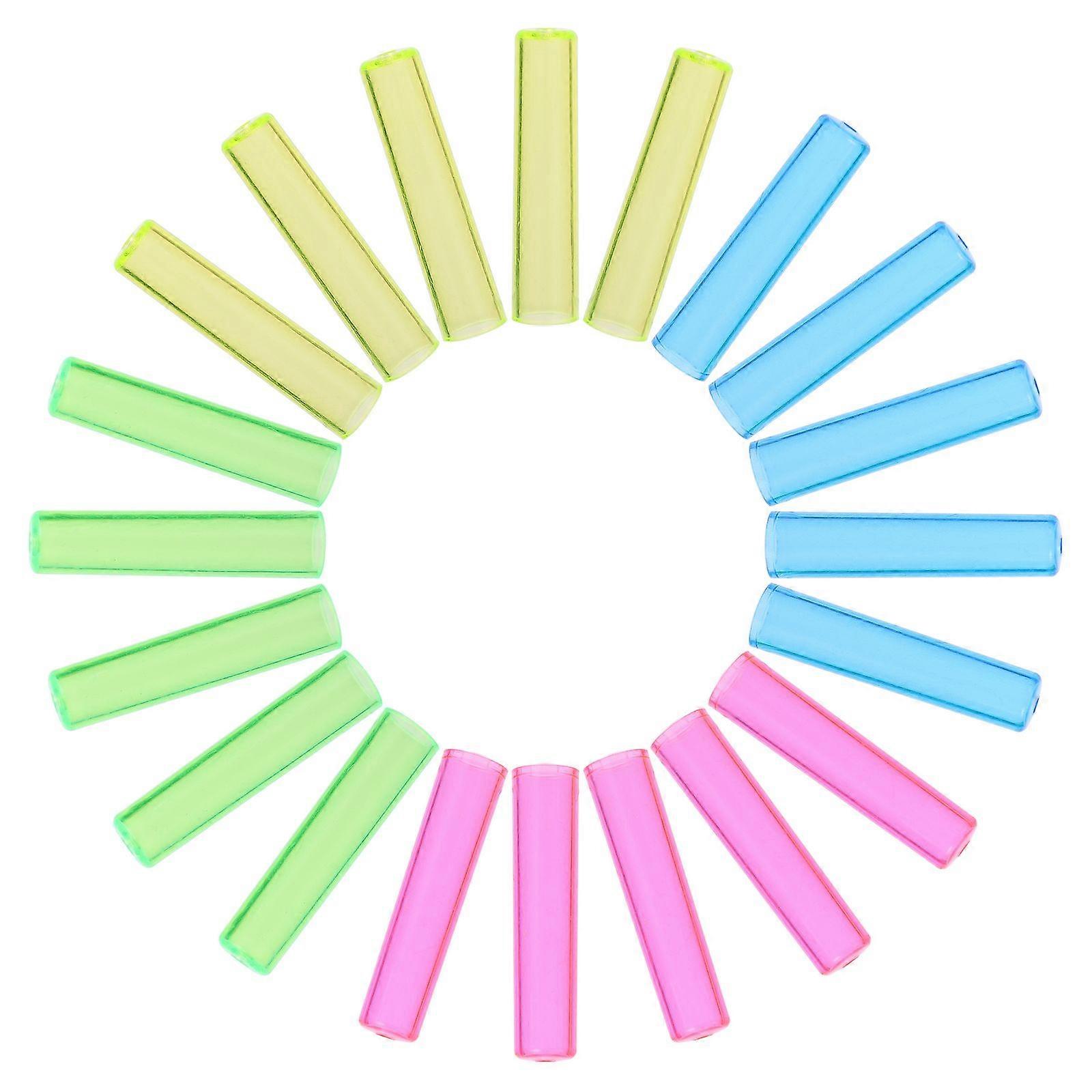 Safe Pencil Protective Cap Plastic Cover for Pencil Use 100Pcs