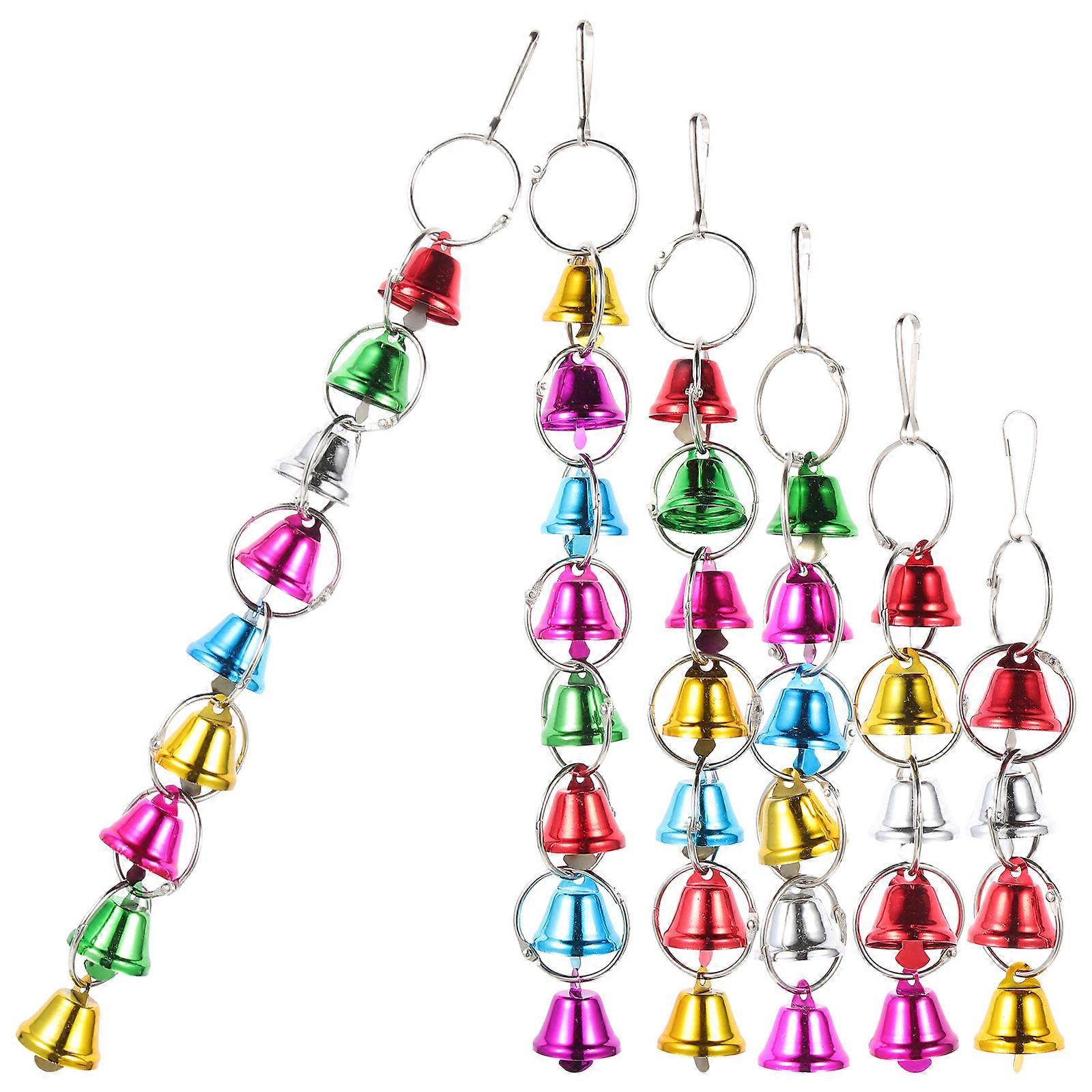 Parakeets Bells String 18 Pcs For Birds Home Use 9.04X1.18X1.18In Chew Toy
