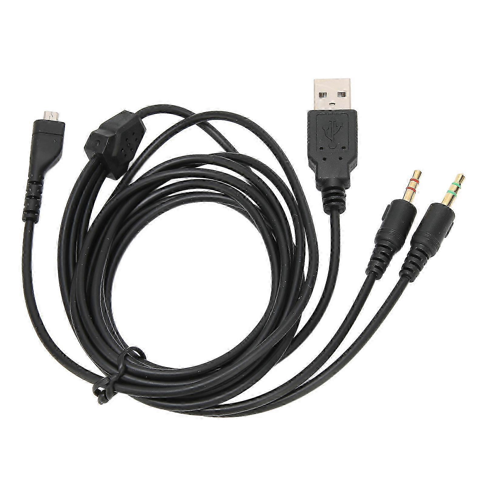 Replacement Audio Cable for SteelSeries Arctis Detachable Audio Cable Superb Premium Wire Independent Shield among L R and MIC Supports ChatMix Dial 2