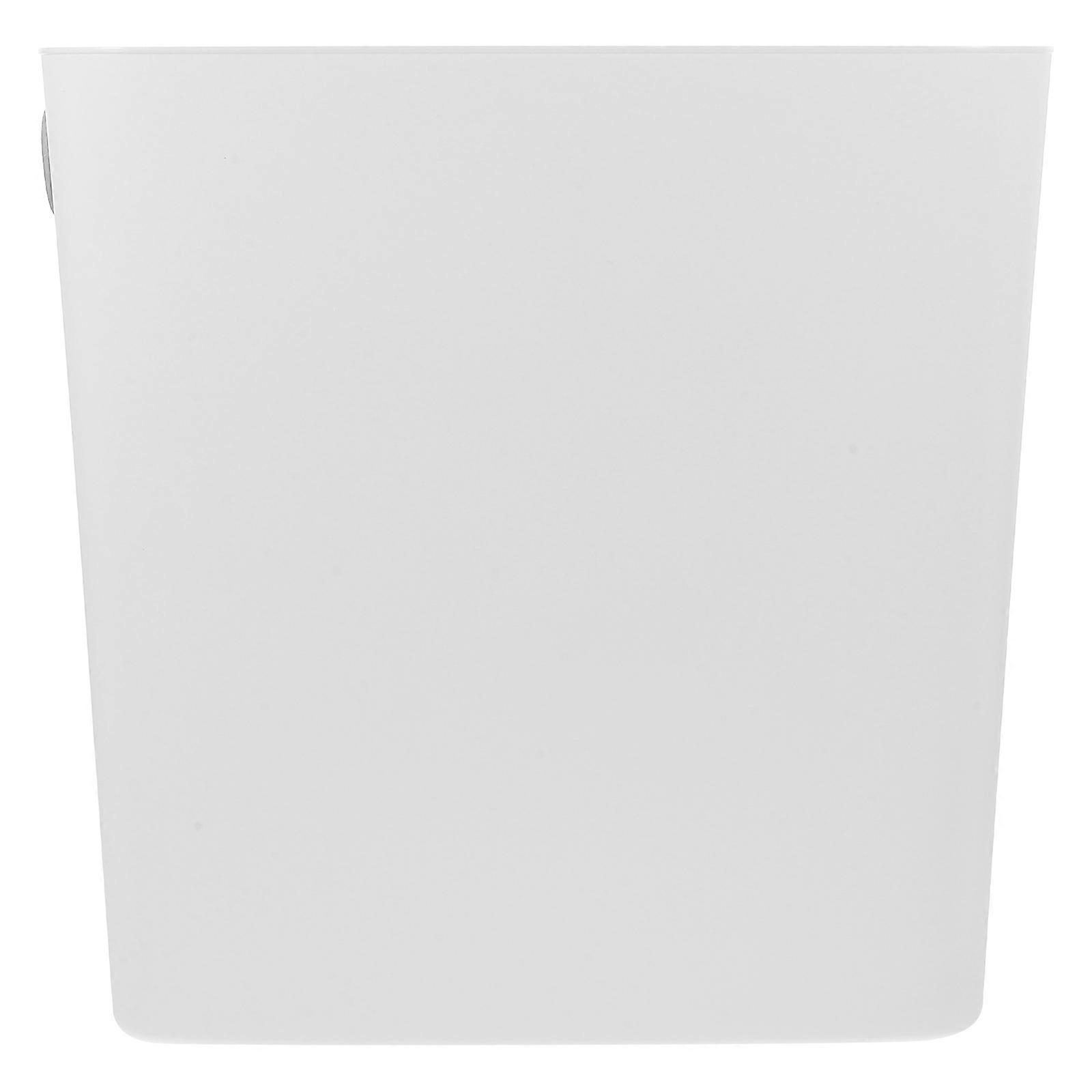 Slim Kitchen Bin Garbage Can for Household Waste 2Pcs Plastic Buckets